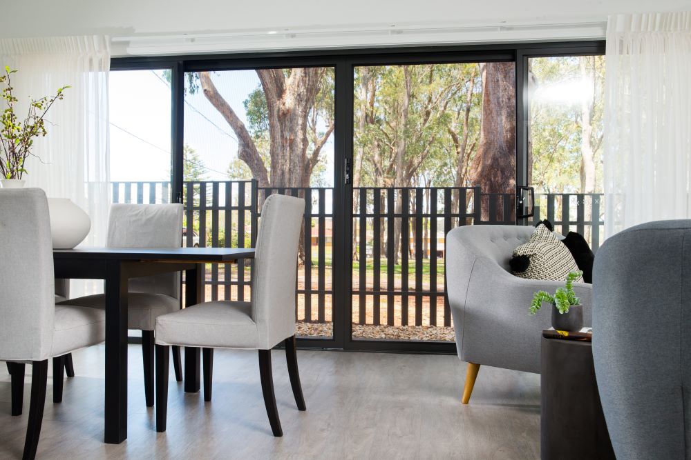 Protec double sliding security screens